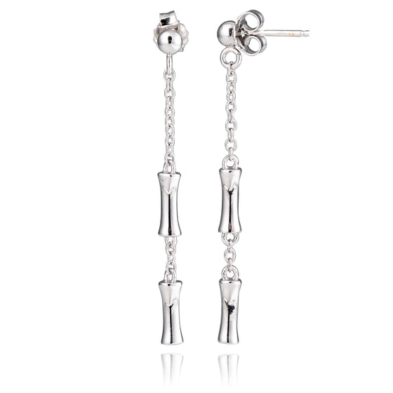 Boucles d'oreilles en argent 925 rhodié