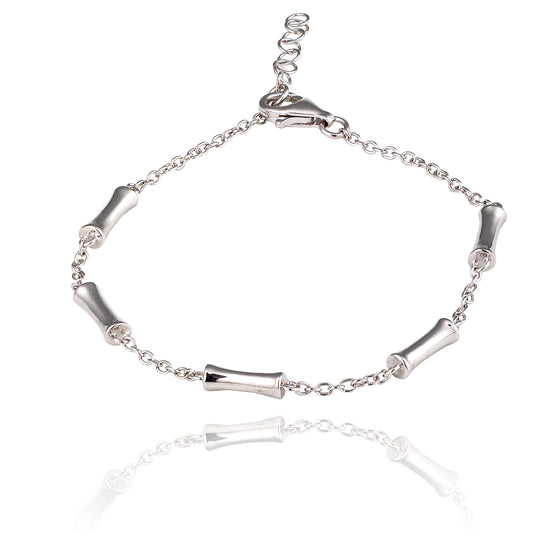Bracelet en argent 925 rhodié pour femme