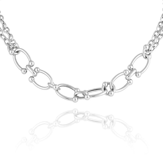 collier haras en argent
