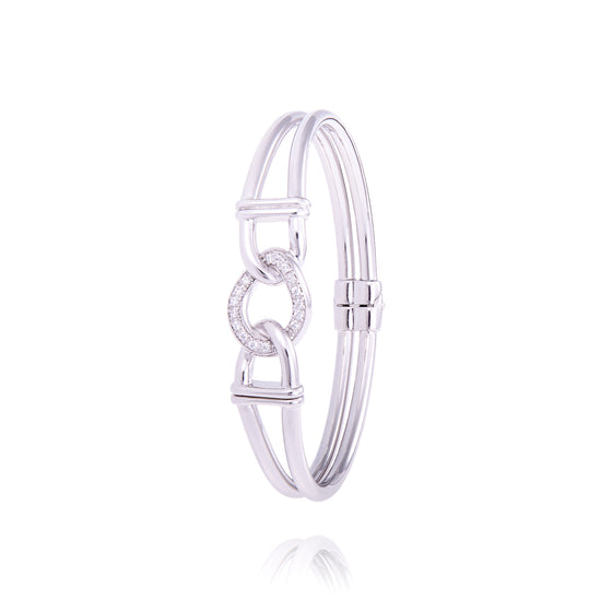 Romanzo Alassio silver bangle
