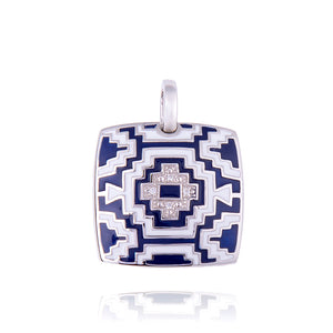 Pendentif mexicain en argent massif