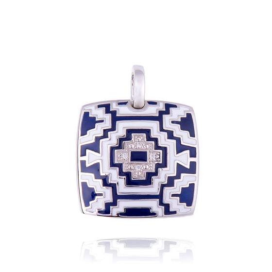 Pendentif mexicain en argent massif