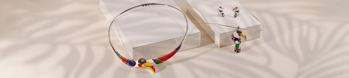 Original silver jewellery, the iconic Toucan