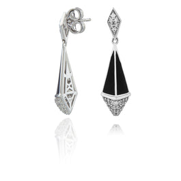 PARURE EN ARGENT BLACK & WHITE