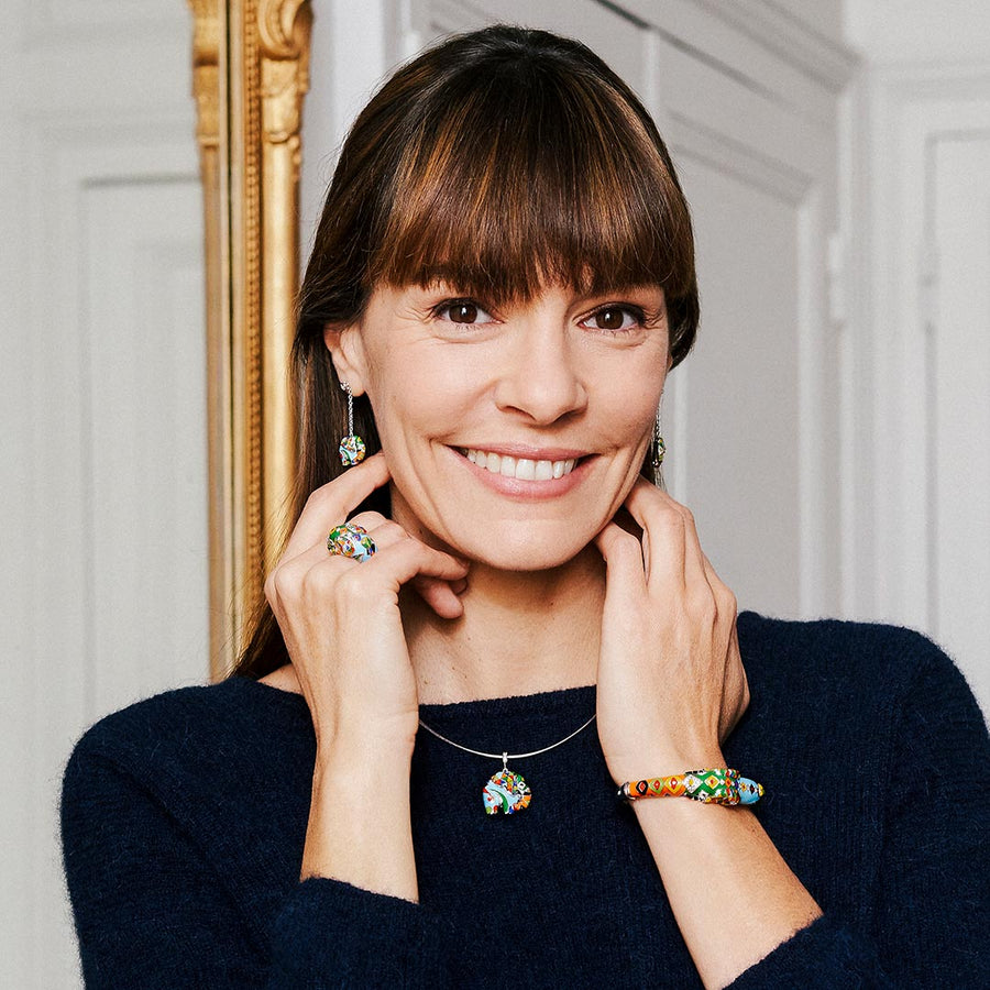 parure de bijoux argent femme