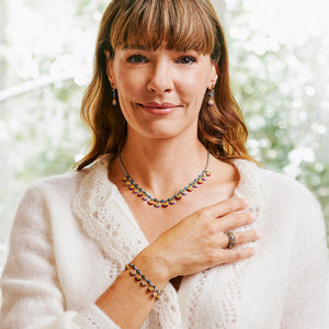 bijoux plumes de paon