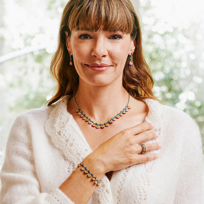 PLUME DE PAON SILVER SET