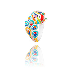 Sterling Silver Peacock Ring