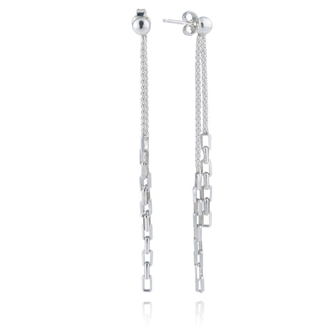 boucles d'oreilles pendantes fines