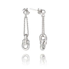 boucles d'oreilles équitation en argent 925