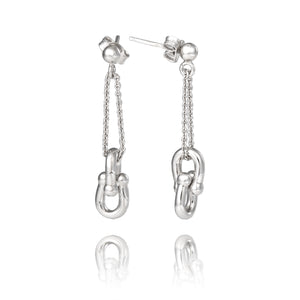 boucles d'oreilles équitation en argent 925