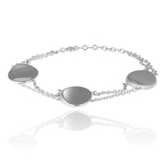 bracelet médailles en argent