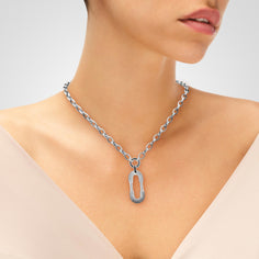 collier argent Cagliari