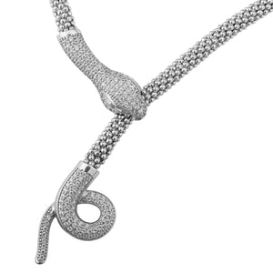 collier tête de serpent pour femme