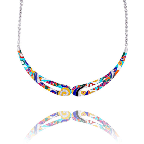 tour de cou rigide en argent