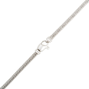 fermoir argent collier florencia