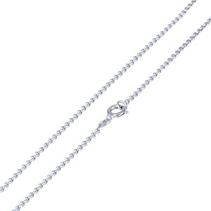 chaîne en argent massif pour femme