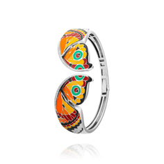 bracelet rigide ailes de papillons