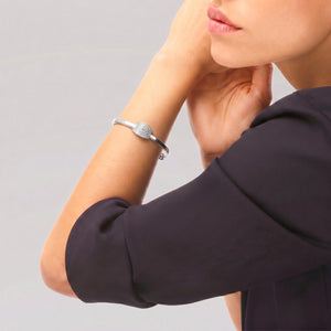 bracelet rigide avec oxydes de zirconium