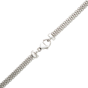 collier en argent massif anneau