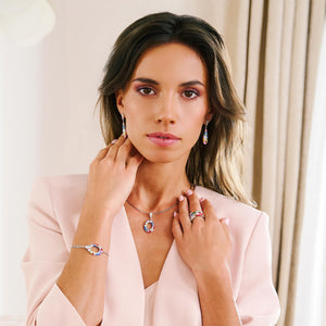 bijoux majorelle en argent massif pour femme