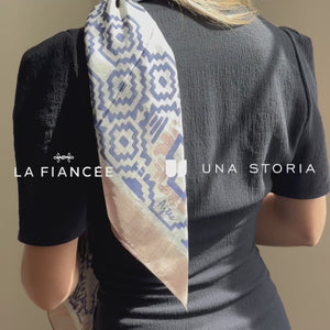 collaboation foulard aztec marque française