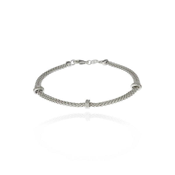 Bracelet en argent milano pour femmes