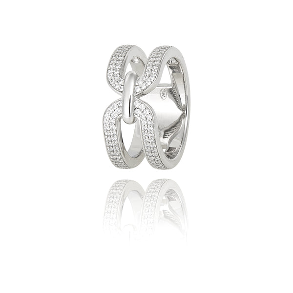 bague argent bath oxydes de zirconium