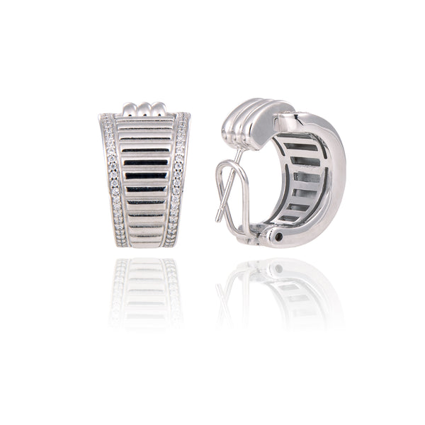 Boucles d'oreilles style retro pour femme