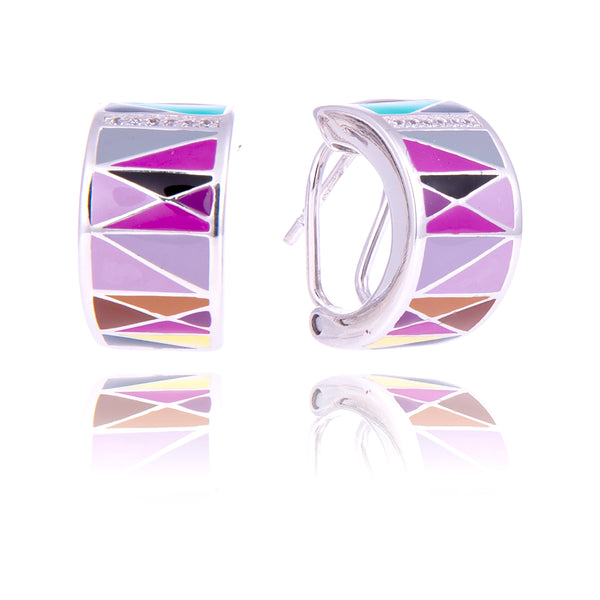 Moderna silver earrings