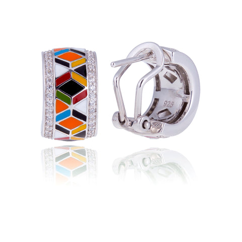 Boucles d'oreilles Italie en argent