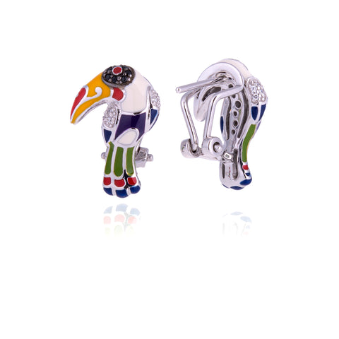 boucles d'oreilles Toucan