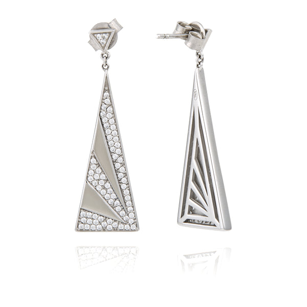 Boréales silver earrings
