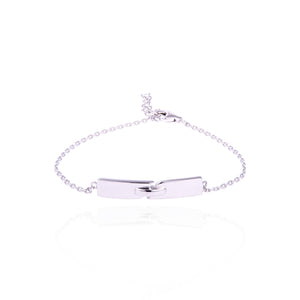 bracelet fin en argent pour femme
