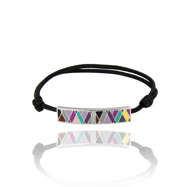 Moderna cord silver bracelet