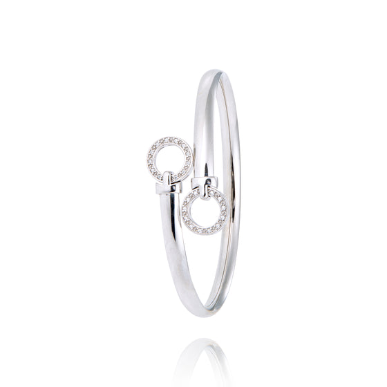 Cosimo silver bangle