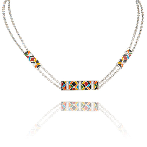 offrir un collier en argent original