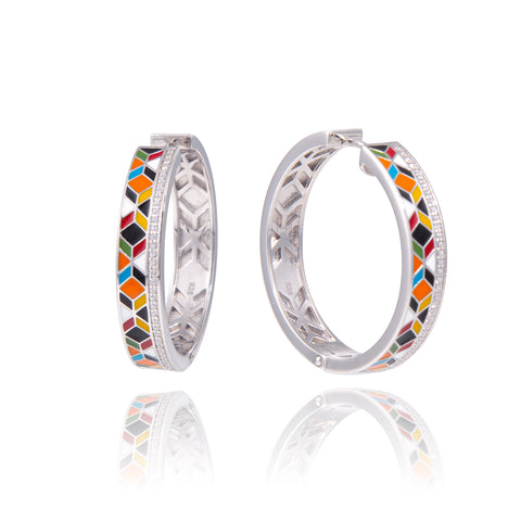 Boucles d'oreilles style italien pour femme