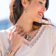 Grosse bague argent moderne