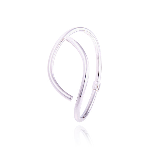 Ciclo silver bangle