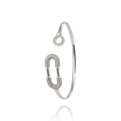 Jonc argent pour femme