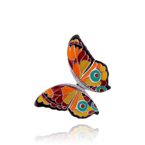 Pendentif papillon argent